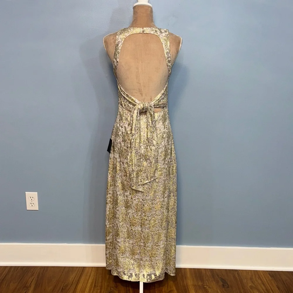 LuLu’s Elegant Gold and Silver Women's Dress Size Small & Medium NWT - Picture 7 of 13